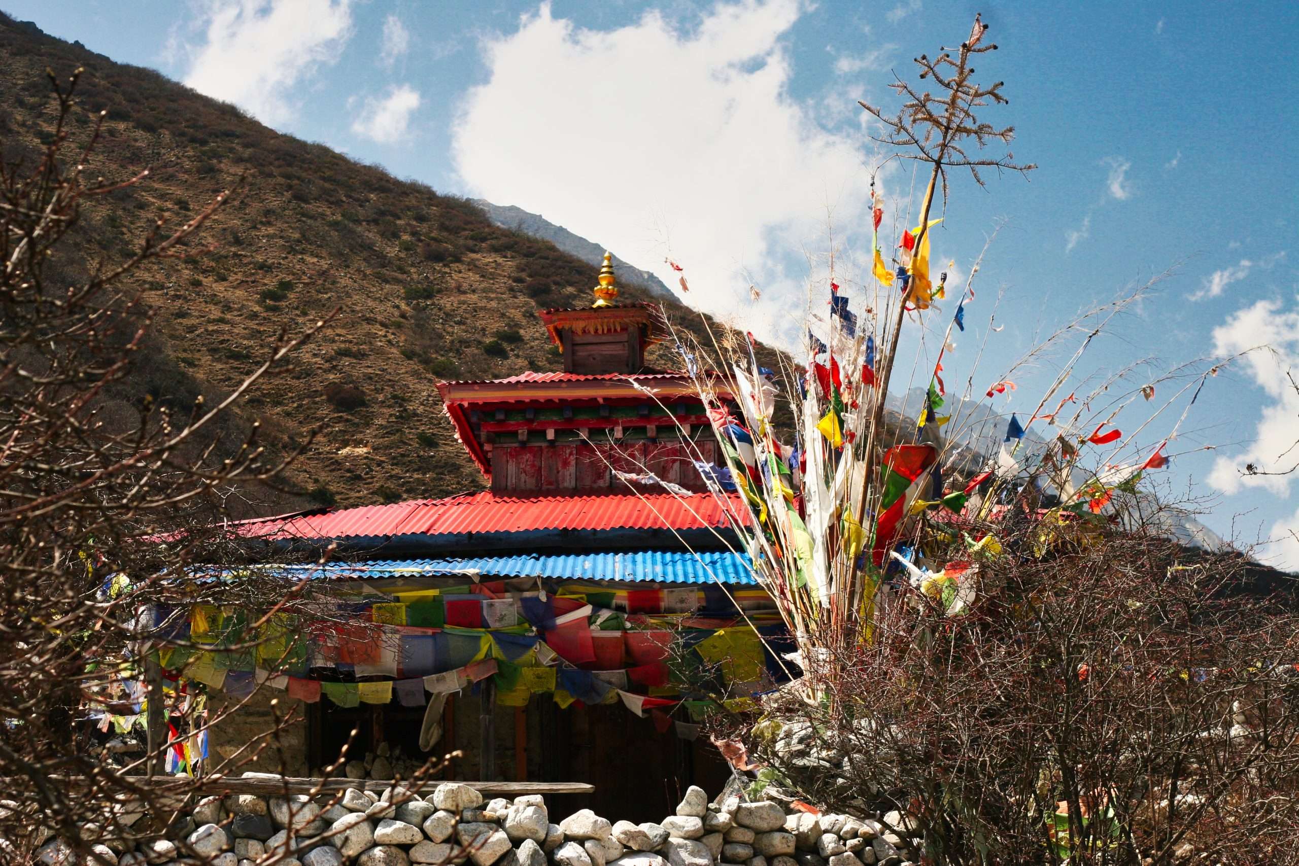 Lapchi village Gompa, LApchi Kang, Nepal